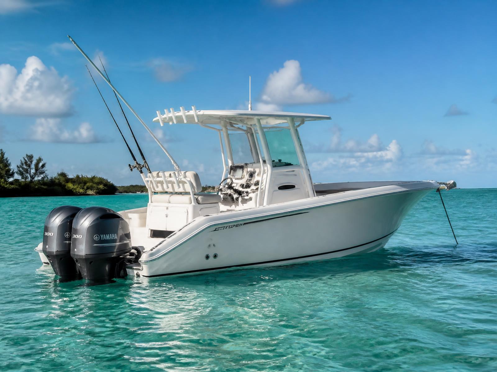 2022 Sea Hunt Gamefish 27 center-console on turquoise Keys water